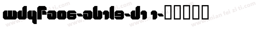 WDYFA06-AB1L9-D1 1字体转换